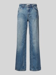 Straight Leg Jeans im 5-Pocket-Design Modell 'VENETIA' von Mango Blau - 42