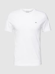 T-shirt z detalem z logo od CK Calvin Klein - 34