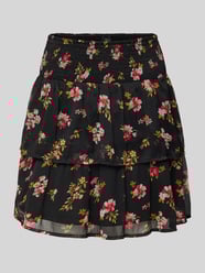 Ausgestellter Mini-Rock mit Allover-Muster Modell 'SMILLA' von Vero Moda - 15