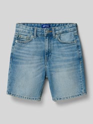Szorty jeansowe z prostymi nogawkami z czystej bawełny model 'EDGE' od ONLY & SONS - 14