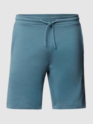 Sweatshorts mit Label-Stitching von Christian Berg Men Türkis - 38