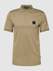 Slim Fit Poloshirt mit kurzer Knopfleiste Modell 'Parlay' von BOSS Grün - 7