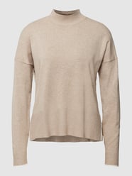 Strickpullover mit Kontraststreifen von s.Oliver BLACK LABEL Beige - 24