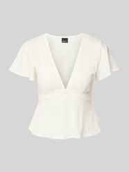 Blusenshirt mit V-Ausschnitt von Gina Tricot - 3