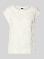 T-shirt z mieszanki wiskozy, krój regular fit od s.Oliver BLACK LABEL - 14