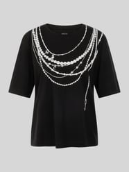 T-Shirt mit Perlketten-Motiv-Print von Marc Cain - 41