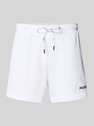 Badeshorts mit Label-Print Modell 'HAITI' von HUGO - 41