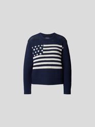 Pullover mit Motiv-Stitching von RE/DONE Blau - 11