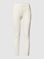 Legging in leerlook, model 'RESA' van Raffaello Rossi Grijs / zwart - 8