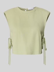 Crop Top aus Viskose-Leinen-Mix mit seitlicher Schnürung von LeGer by Lena Gercke - 35