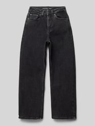 Wide Leg Jeans mit 5-Pocket-Design von Tom Tailor Schwarz - 9