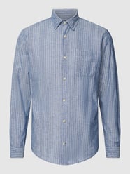 Slim Fit Freizeithemd mit Streifenmuster Modell 'BLUSUMMER' von Jack & Jones Premium Blau - 27