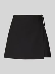 Körpernaher Mini-Rock in Wickel-Optik Modell 'BOSELLA' von PIECES - 36