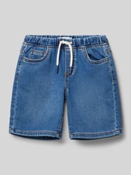 Regular Fit Jeansshorts im 5-Pocket-Design von Mango Blau - 11