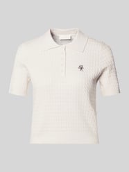 Koszulka polo z mieszanki wiskozy o kroju regular fit model 'Manolja' od LeGer - 2