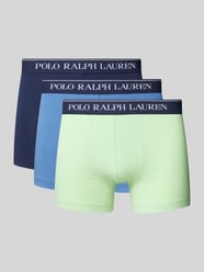 Trunks mit elastischem Label-Bund Modell 'CLASSIC' im 3er-Pack von Polo Ralph Lauren Underwear Grün - 12