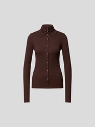 Strickjacke mit Stehkragen von Dodo bar Or Braun - 47