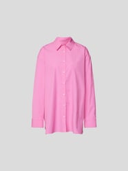 Hemdbluse mit 1-Knopf-Manschetten von LouLou Studio Rosa - 2
