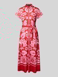 Maxikleid mit Bindegürtel von Oui - 4