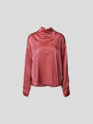 Seidentunika mit Stehkragen von Forte Forte Rosa - 39