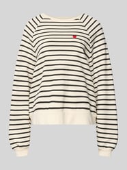 Bluza o kroju oversized z mieszanka bawełny model 'GRETA' od PIECES - 14