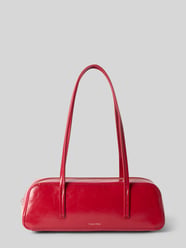 Henkeltasche mit Label-Prägung Modell 'FOIL LOGO GLOSSY BAULETTO' von CK Calvin Klein - 24