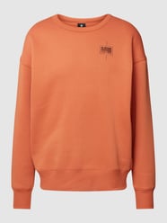 Sweatshirt mit Label-Stitching von G-Star Raw Orange - 40