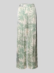 regular fit wijdte broek van pure viscose van s.Oliver BLACK LABEL - 4