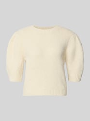 sweter w kroju regular fit z dodatkiem wełny model 'NOVAH' od VERO MODA - 35