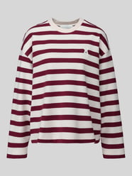 Oversized Sweatshirt aus reiner Baumwolle Modell 'FRANKAA' von ARMEDANGELS Bordeaux - 29