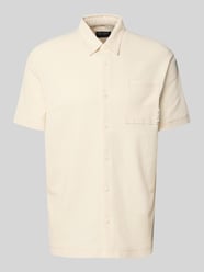 Koszulka polo o kroju regular fit z delikatną fakturą wafla od Marc O'Polo - 25