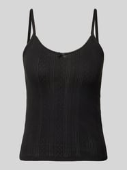 Regular fit top van puur katoen, model 'LISA' van Vero Moda - 6