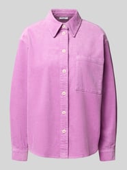 Bluzka z długim rękawem o kroju relaxed fit z mieszanki bawełny od Marc O'Polo DENIM - 3