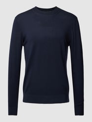Strickpullover mit Label-Stitching von ARMANI EXCHANGE Blau - 19