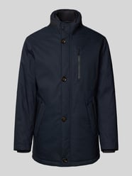 Regular fit jack met gevoerde opstaande kraag, model 'City' van bugatti - 10