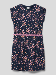 Jurk met all-over motief van s.Oliver RED LABEL Blauw / turquoise - 7