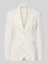 Długi blezer z czystego lnu, krój regular fit, model 'BELLO' od Max Mara Studio - 9