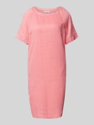 Sukienka o długości do kolan z okrągłym dekoltem od Marc O'Polo Różowy - 48