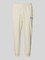 Sweatpants mit elastischem Bund von KARL KANI Beige - 6