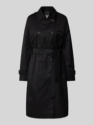 Trenchcoat mit Bindegürtel von Fuchs Schmitt Schwarz - 48