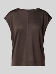 t-shirt z okrągłym dekoltem model 'Slummi' od OPUS - 12
