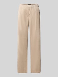 Regular Fit Hose mit Gummizugbund Cord von Betty Barclay Beige - 36