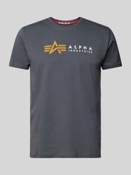 T-Shirt mit Label-Print von Alpha Industries - 8