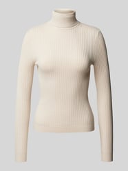 Strickpullover mit Rollkragen Modell 'KAROL' von Only Beige - 23