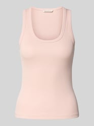 Slim Fit Tank Top aus Baumwoll-Mix von Tom Tailor Denim Pink - 31