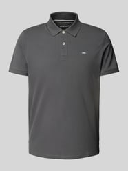 Regular Fit Poloshirt mit Logo-Stitching Modell 'BASIC' von Tom Tailor - 48