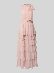 Maxikleid im Stufen-Look Modell 'MARLI SOLID CHIFFON DRESS' von Neo Noir Pink - 29