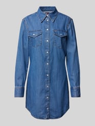 Jeanskleid mit Brustpattentaschen von Tommy Jeans Blau - 10