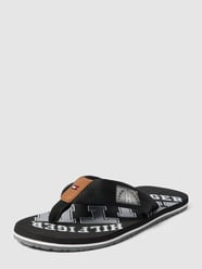 Zehentrenner mit Label-Details Modell 'BEA' von Tommy Hilfiger Schwarz - 4
