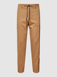 Jogpants mit Stretch-Anteil Modell 'Genius' von BOSS Beige - 28